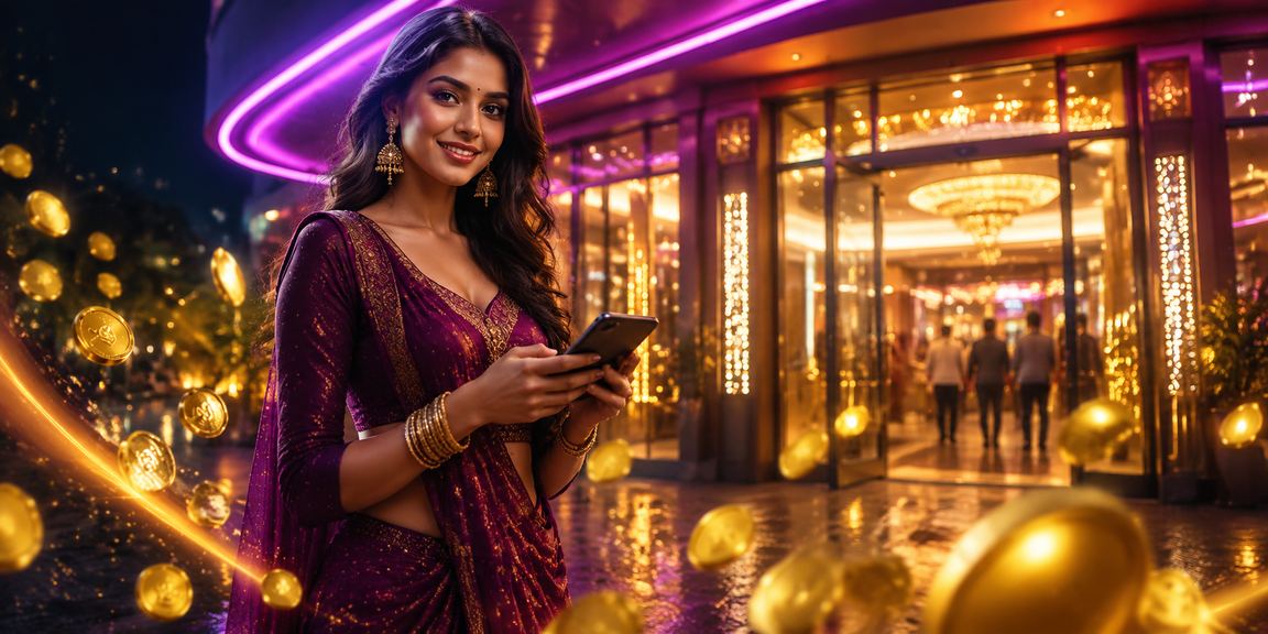 Mobile casino app interface display in Delhi